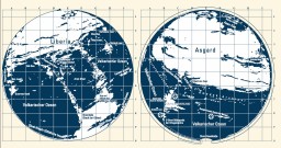 Карта допотопного мира